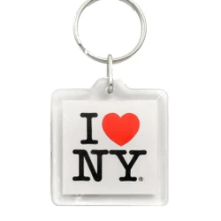 I Love NY Plastic Key Chain