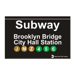 Subway Brooklyn Bridge Magnet