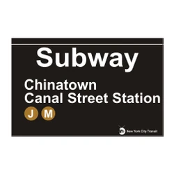 Subway Canal Street Station Chinatown Magnet