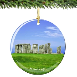 Stonehenge Christmas Ornament Porcelain