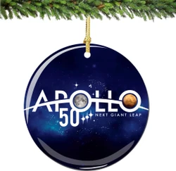 NASA 50th Anniversary Apollo Christmas Ornament