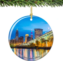 Cleveland Christmas Ornament