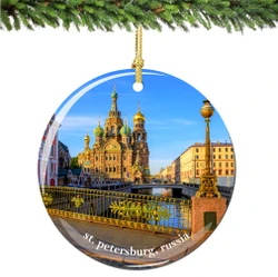 St. Petersburg Russia Christmas Ornament