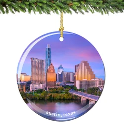 Austin Christmas Ornament of Texas
