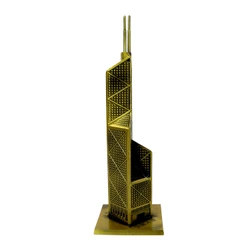 Hong Kong Bank of China Tower Bronze 8 Inches